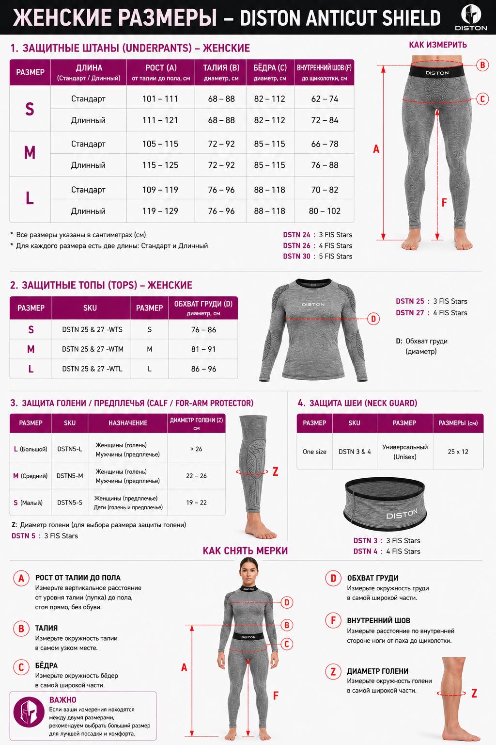 Кофта DISTON женская - защита от порезов 4 звезды