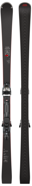 Van Deer H-POWER68 154cm R10 black с платформой Marker FDT Race Pro