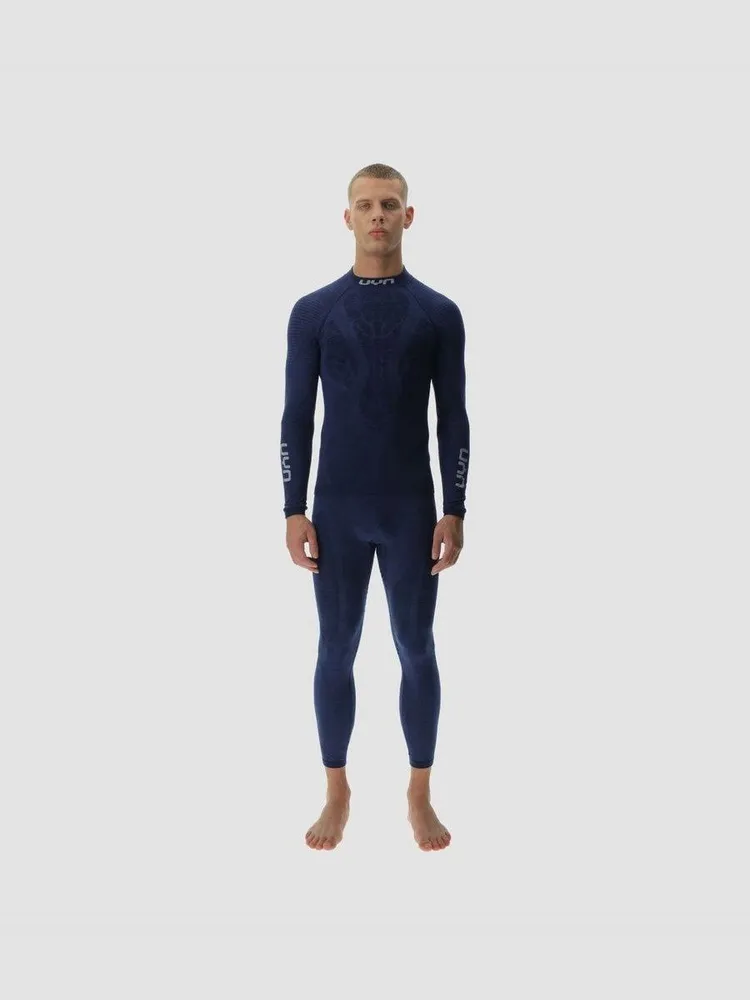 Термокофта MAN ELEVATYON BIOMORPH UW SHIRT LONG_SL.TURTLE NECK Blue Atoll