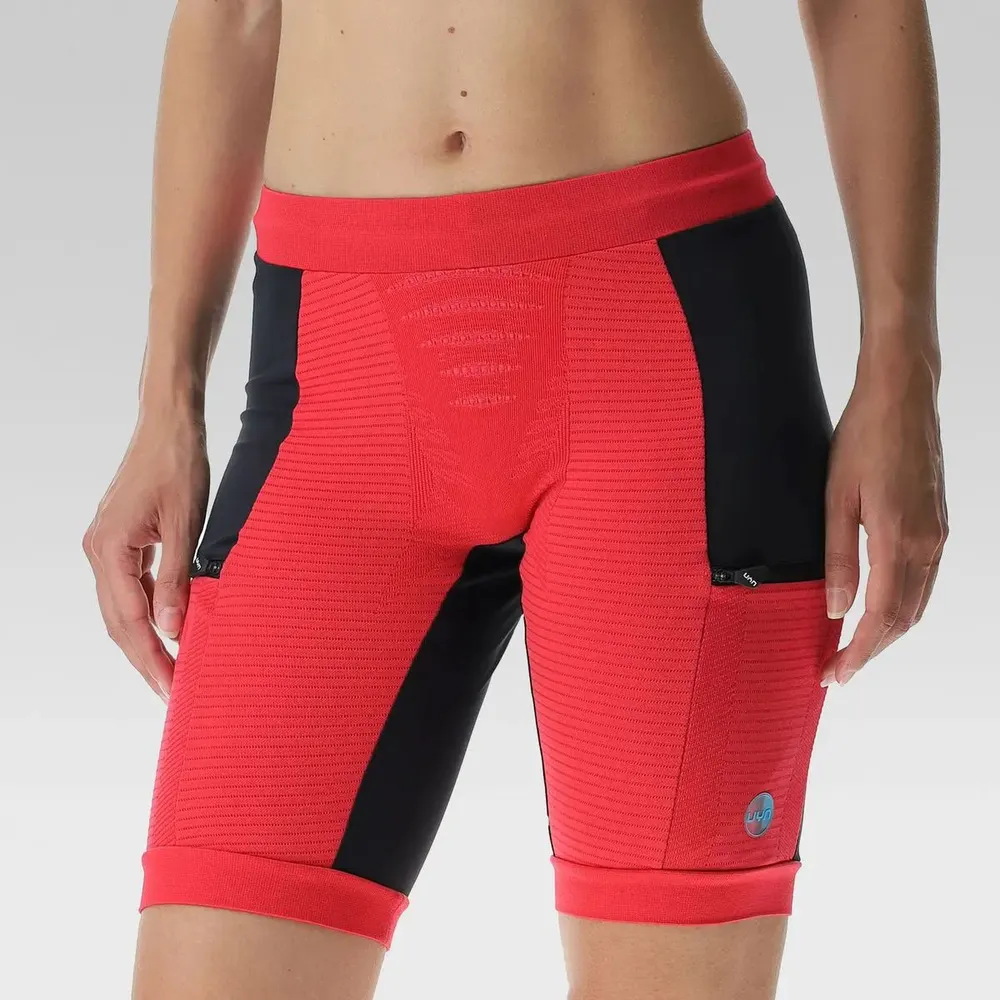 Шорты женские STRIDES RUNNING OW PANTS SHORT Rose Red/Black размер M