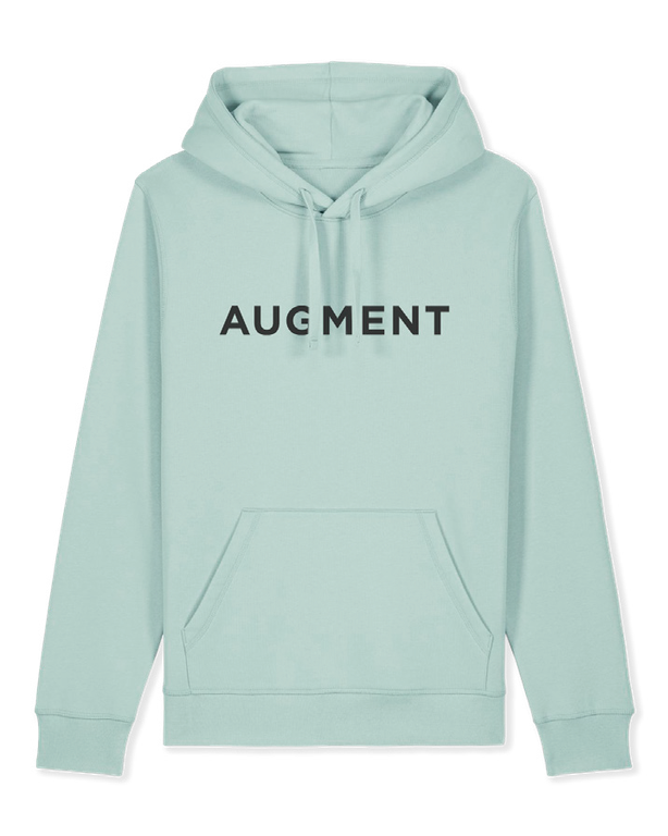 Толстовка AUGMENT; Hoodie MINT - Logo BLACK размер L
