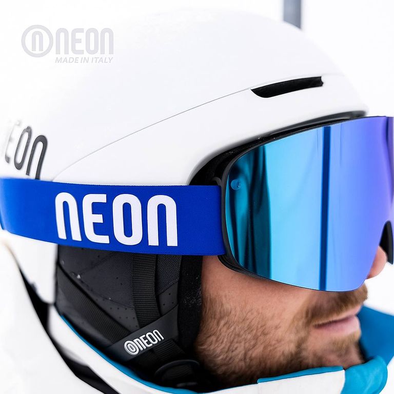 Горнолыжная маска Neon LIGHT MIRROR BLUE S2