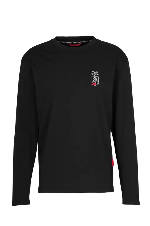 Лонгслив Van Deer Essential Longsleeve BLACK РАЗМЕР XS