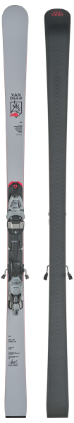 Юниорские Van Deer GS-JR PRO 164cm R18 grey с платформой Marker JR Race Pivot