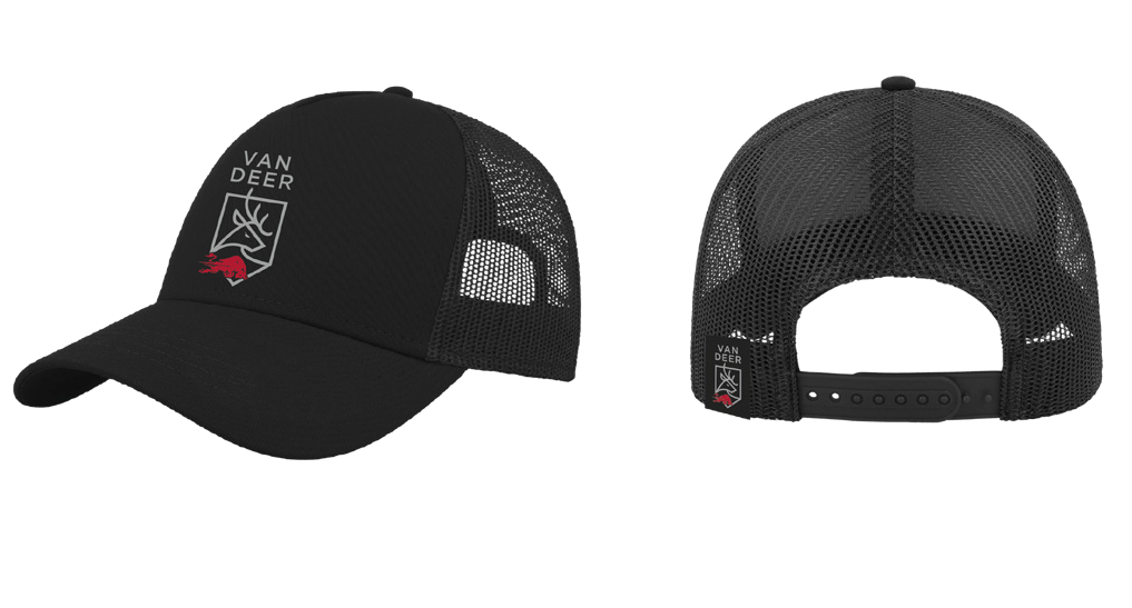 Кепка Van Deer VDRBS; Trucker Cap BLACK; ONE SIZE