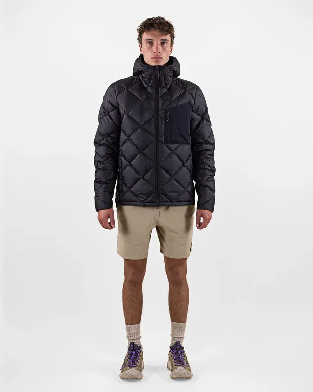Пуховик второй слой Ultralight Down Hood Jacket Black Onyx L
