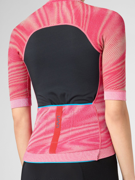 Веломайка женская BIKING WAVE OW SHIRT SH_SL Vibrant Fuchsia