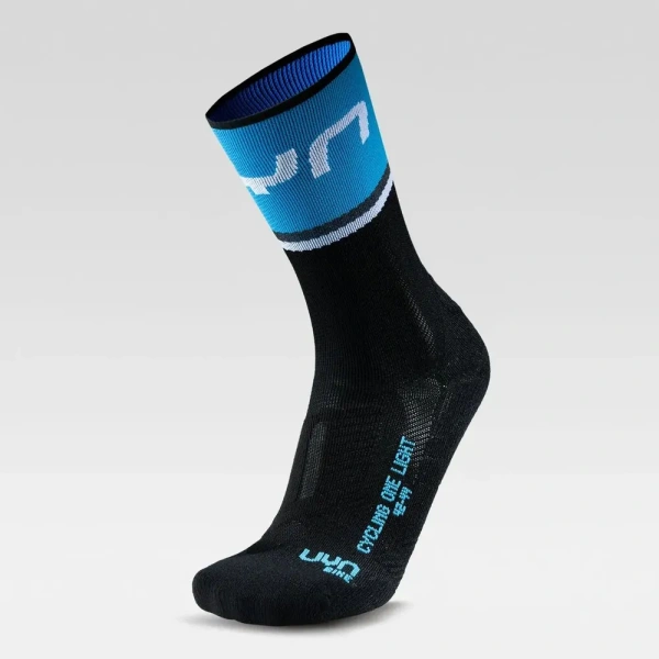 Носки велосипедные MAN CYCLING ONE LIGHT SOCKS Black/Cobalt Blue
