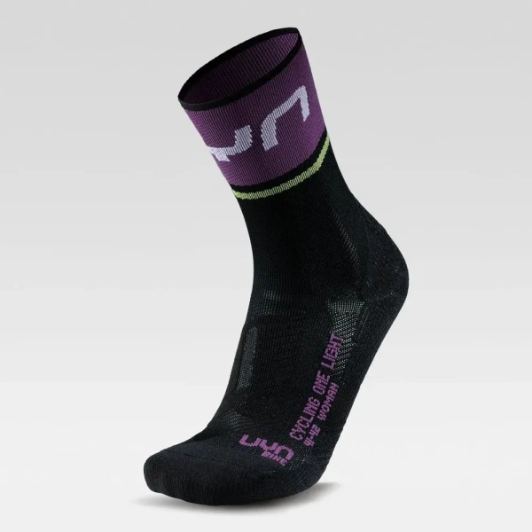 Носки велосипедные WOMAN CYCLING ONE LIGHT SOCKS Black/Violet 
