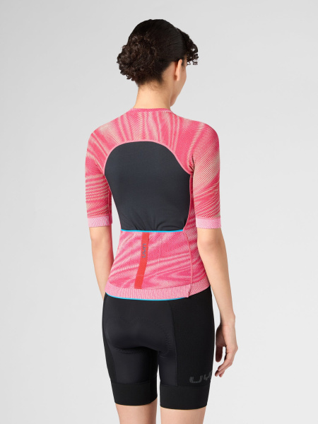 Веломайка женская BIKING WAVE OW SHIRT SH_SL Vibrant Fuchsia
