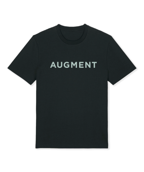 Футболка AUGMENT; T-Shirt BLACK - Logo MINT