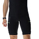 Велошорты мужские STRIDES RUNNING OW PANTS SHORT Black/Yellow Fluo