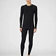 Термокофта MAN CASHMERE BIOTECH UW SHIRT LG_SL. Grey Rock/Black