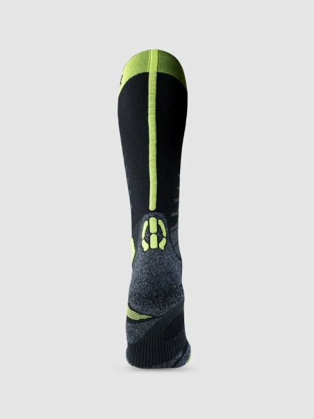 Носки горнолыжные MAN SKI ONE MERINO SOCKS Black/Lime