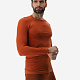 MAN ENERGYON BIOTECH UW SHIRT LONG_S Bombay Brown