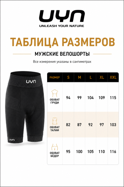 Велошорты мужские BIKING RIDEMILES OW PANTS SHORT Black/Black
