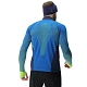Кофта MAN RUNNING EXCELERATION WINDPROOF SHIRT LONG SL.ZIP UP. Lapis/Lime